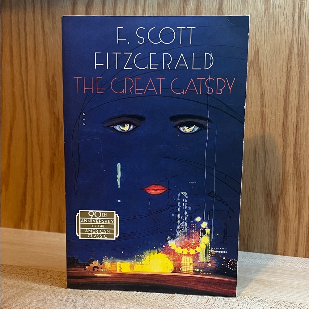 The Great Gatsby by F. Scott Fitzgerald -- classic novel, vintage, bestseller